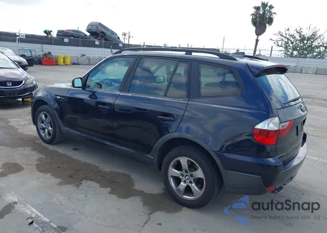 2007 BMW X3 3.0Si from USA, damaged, VIN WBXPC93427WF03325